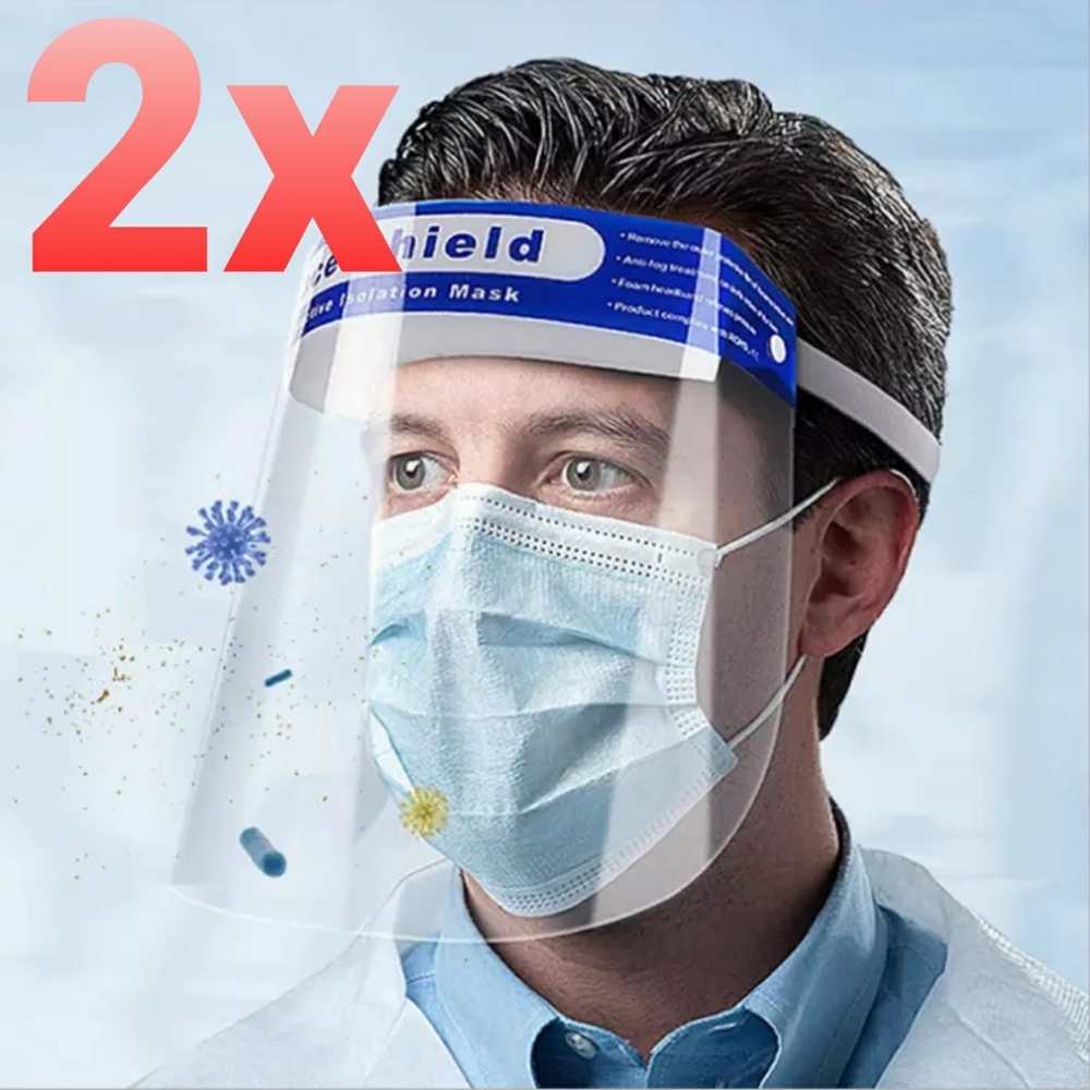 Faceshield clear protective mask anti bacterial